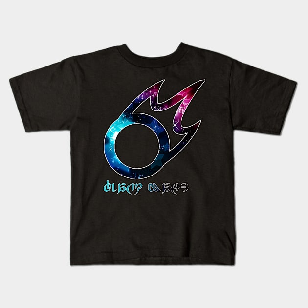 Black Mage BLM FFXIV Kids T-Shirt by itsumi